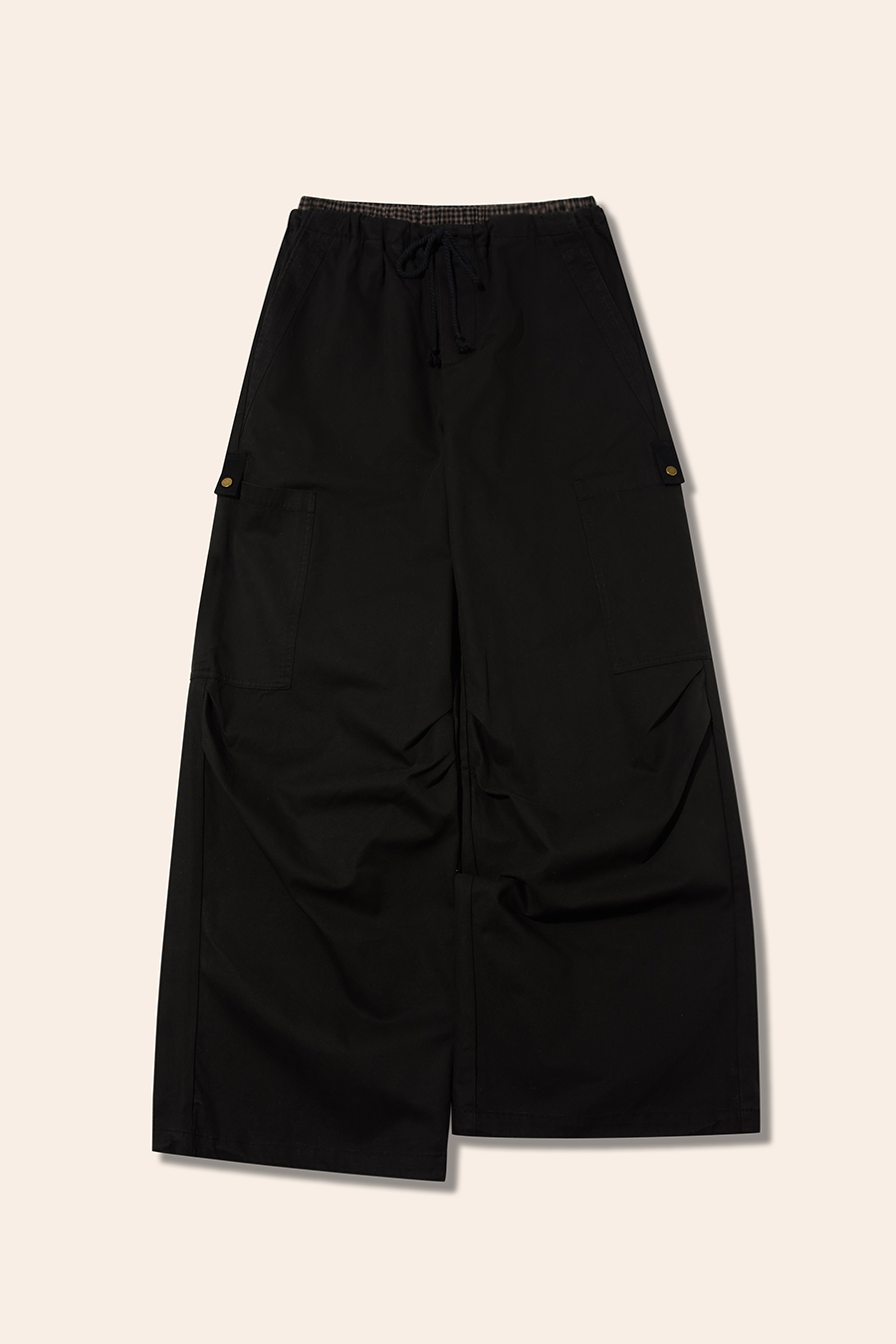 Elastic Waist Cargo Pants|yescci-YESCCI.com