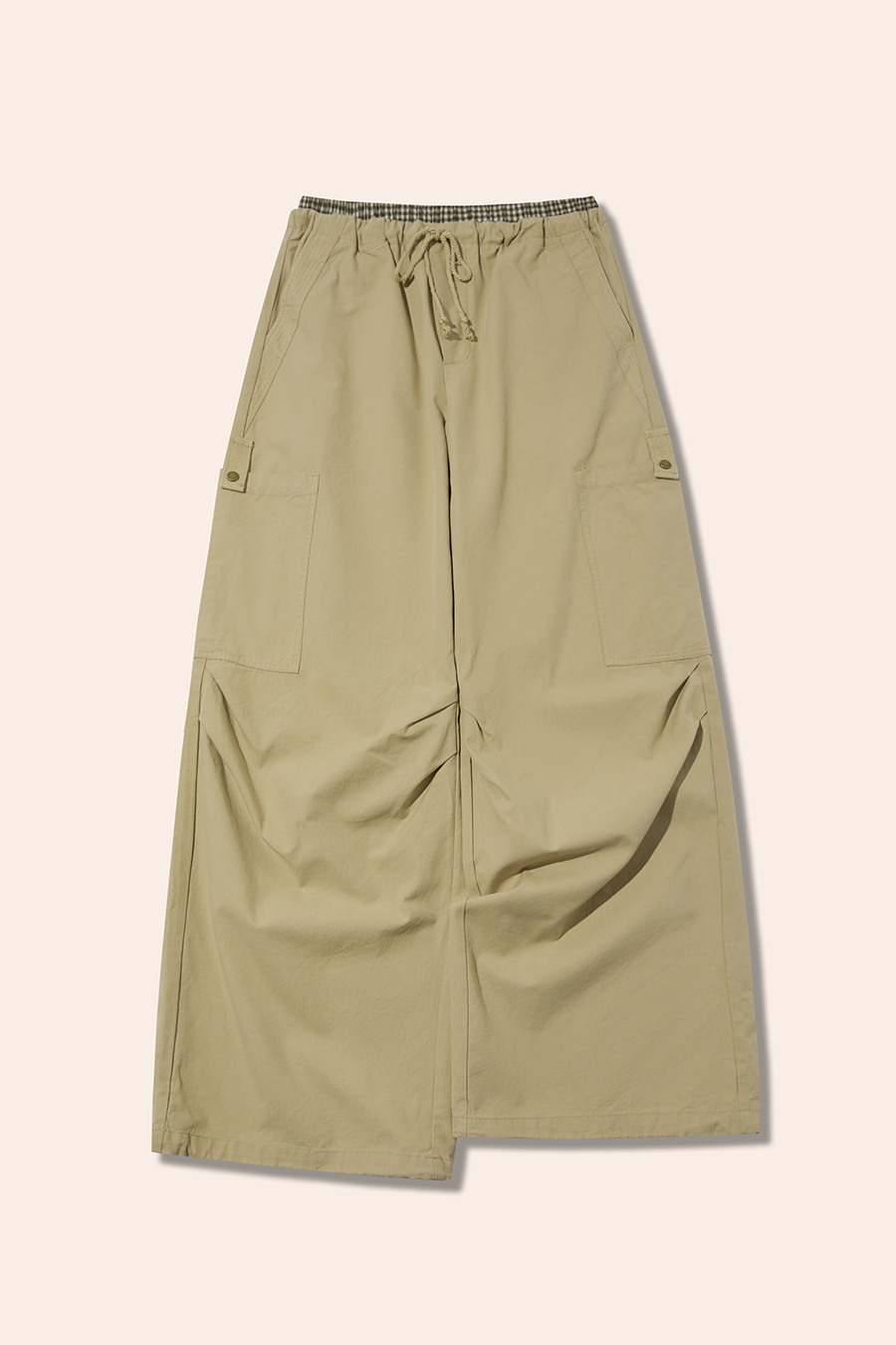 Elastic Waist Cargo Pants|yescci-YESCCI.com