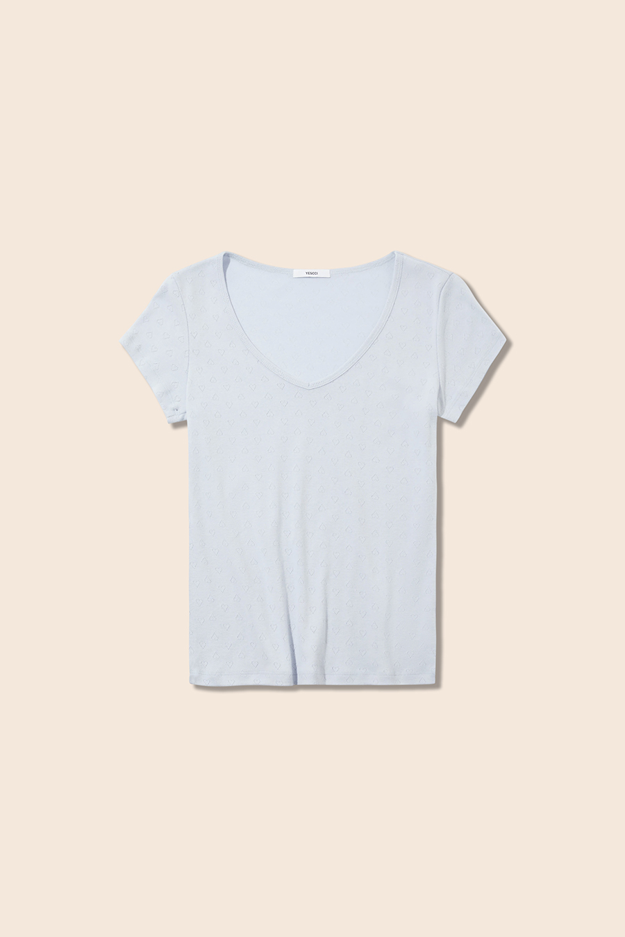 Form-Fit V-Neck T-Shirt|yescci-YESCCI.com