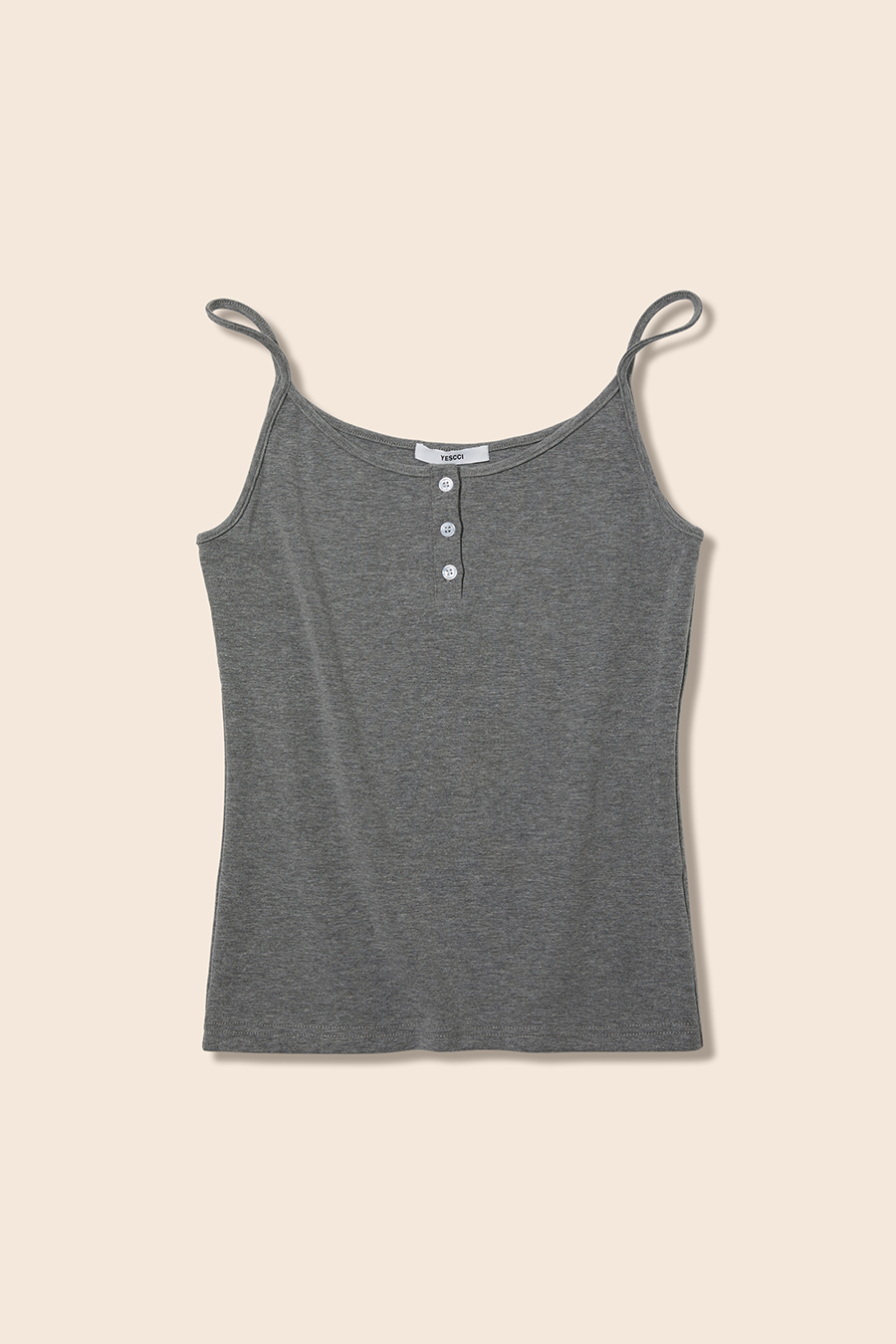 Henley Neck Cami Top|yescci-YESCCI.com