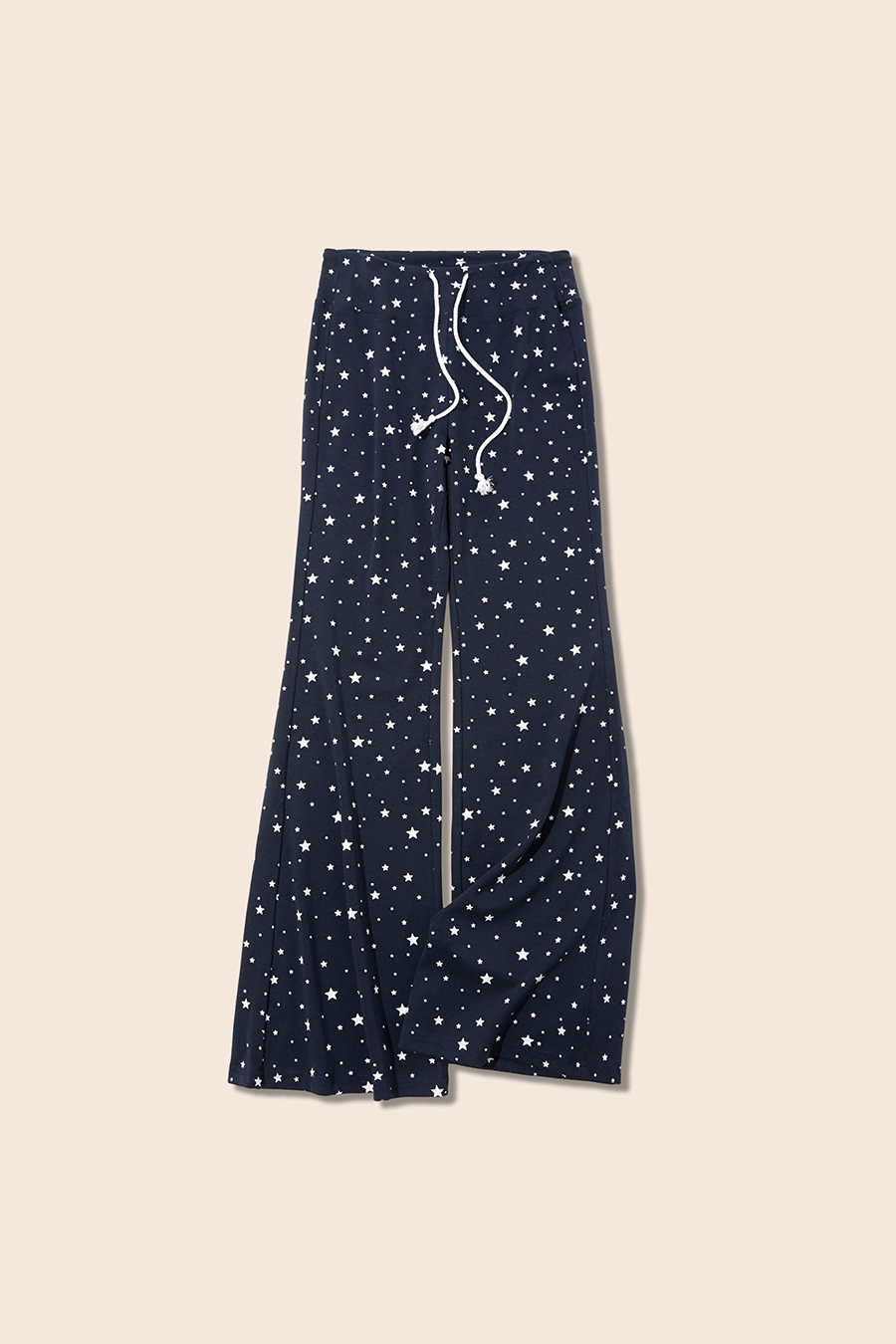 Star Print Flare Pants|yescci-YESCCI.com