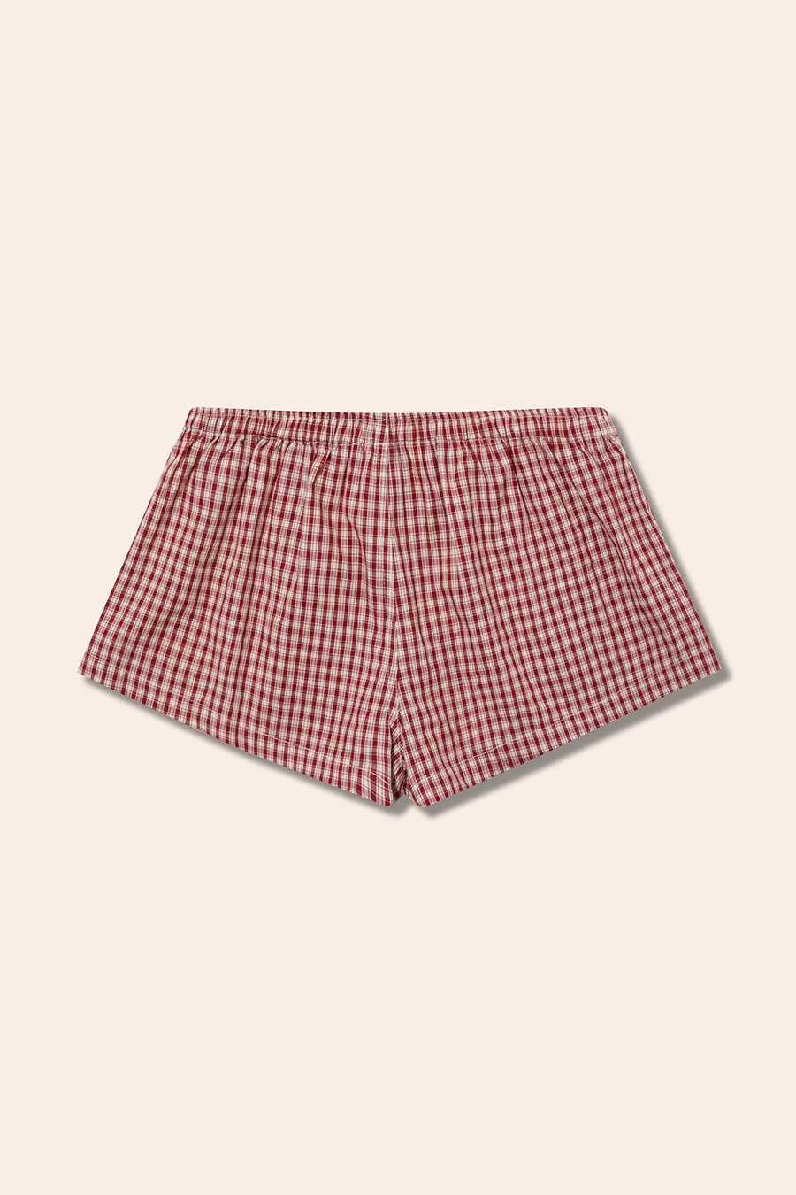 Plaid Button Shorts|yescci-YESCCI.com
