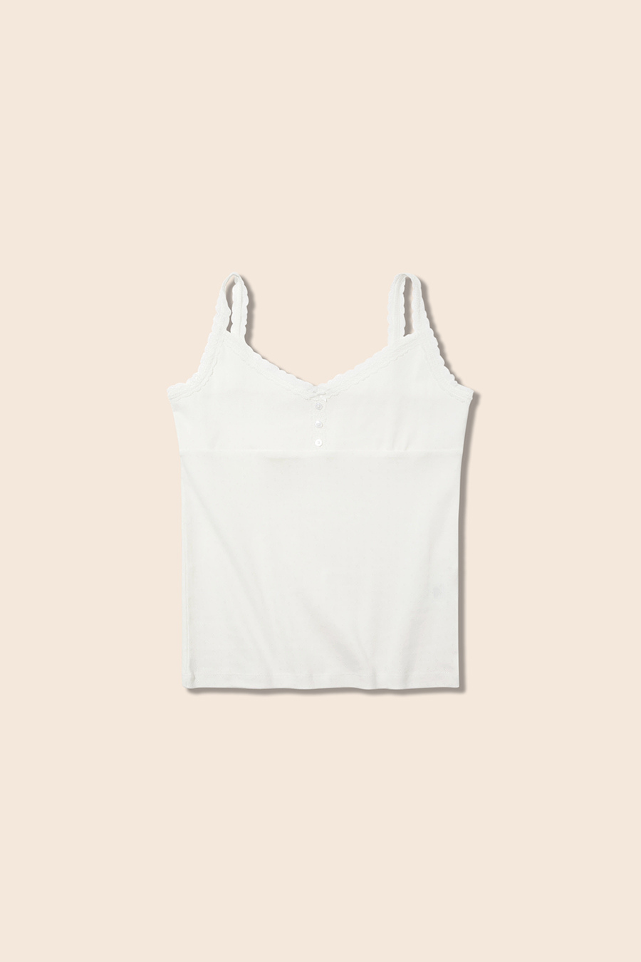 V-Neck Lace Camisole|yescci-YESCCI.com