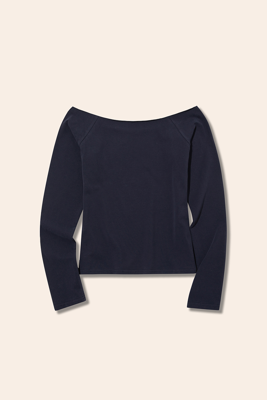 Off-Shoulder Long Sleeve Top|yescci-YESCCI.com
