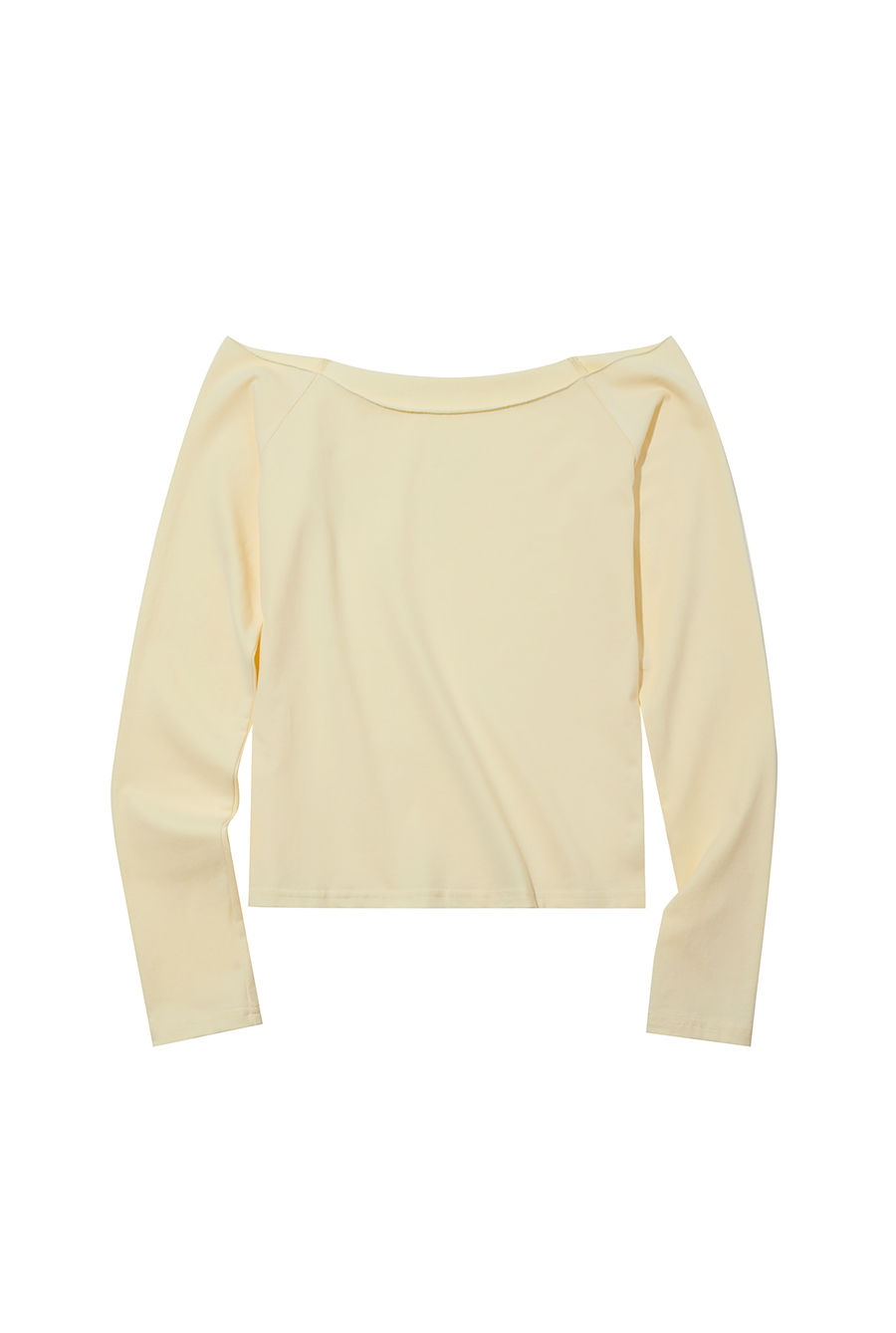 Off-Shoulder Long Sleeve Top|yescci-YESCCI.com