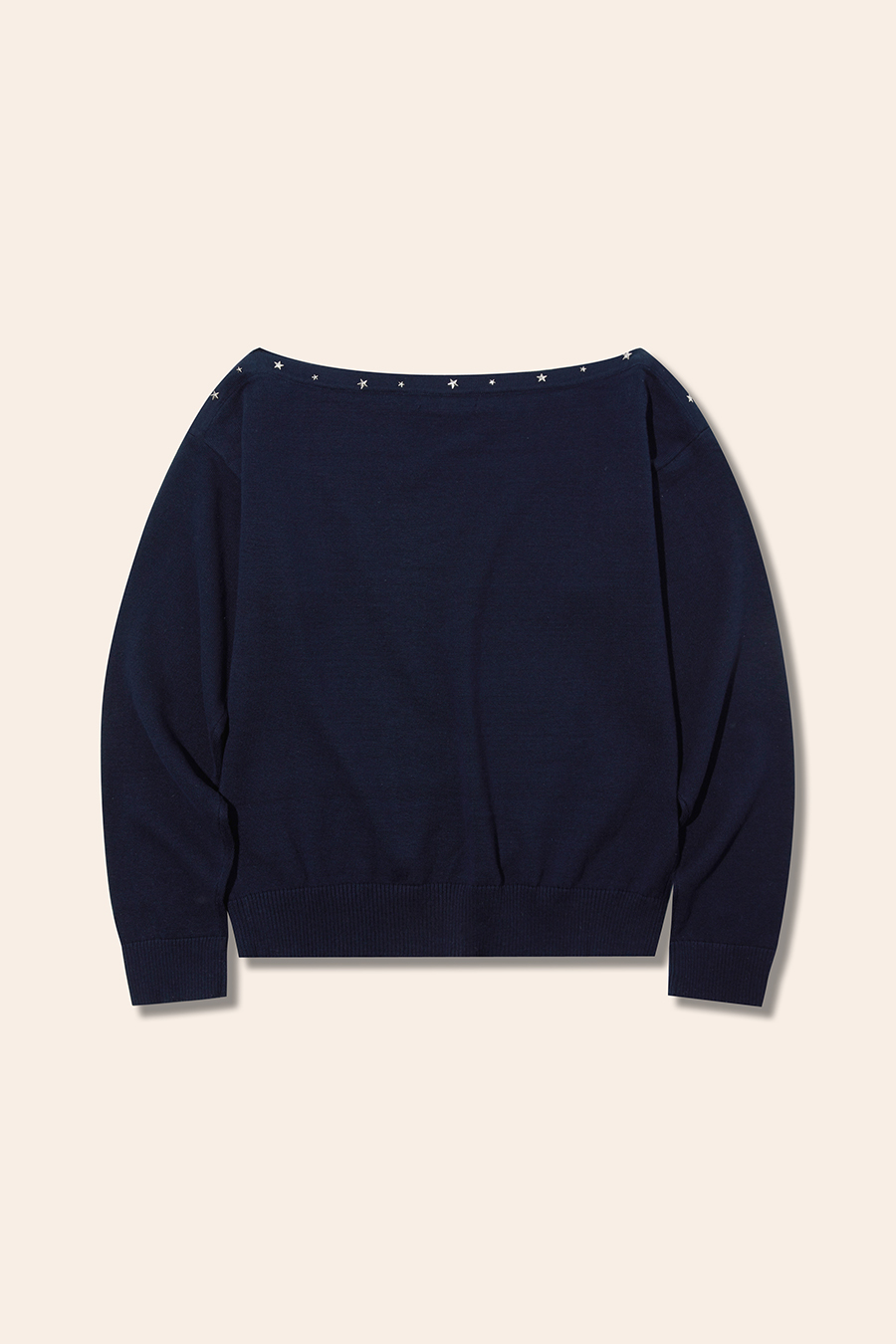 Star Embellished Knit Sweater|yescci-YESCCI.com