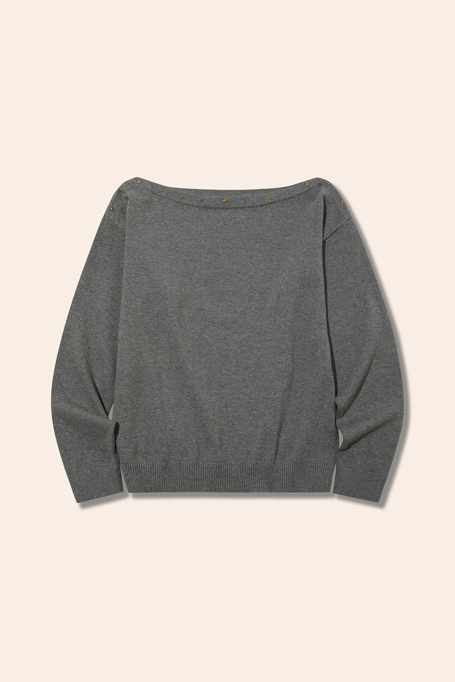 Star Embellished Knit Sweater|yescci-YESCCI.com