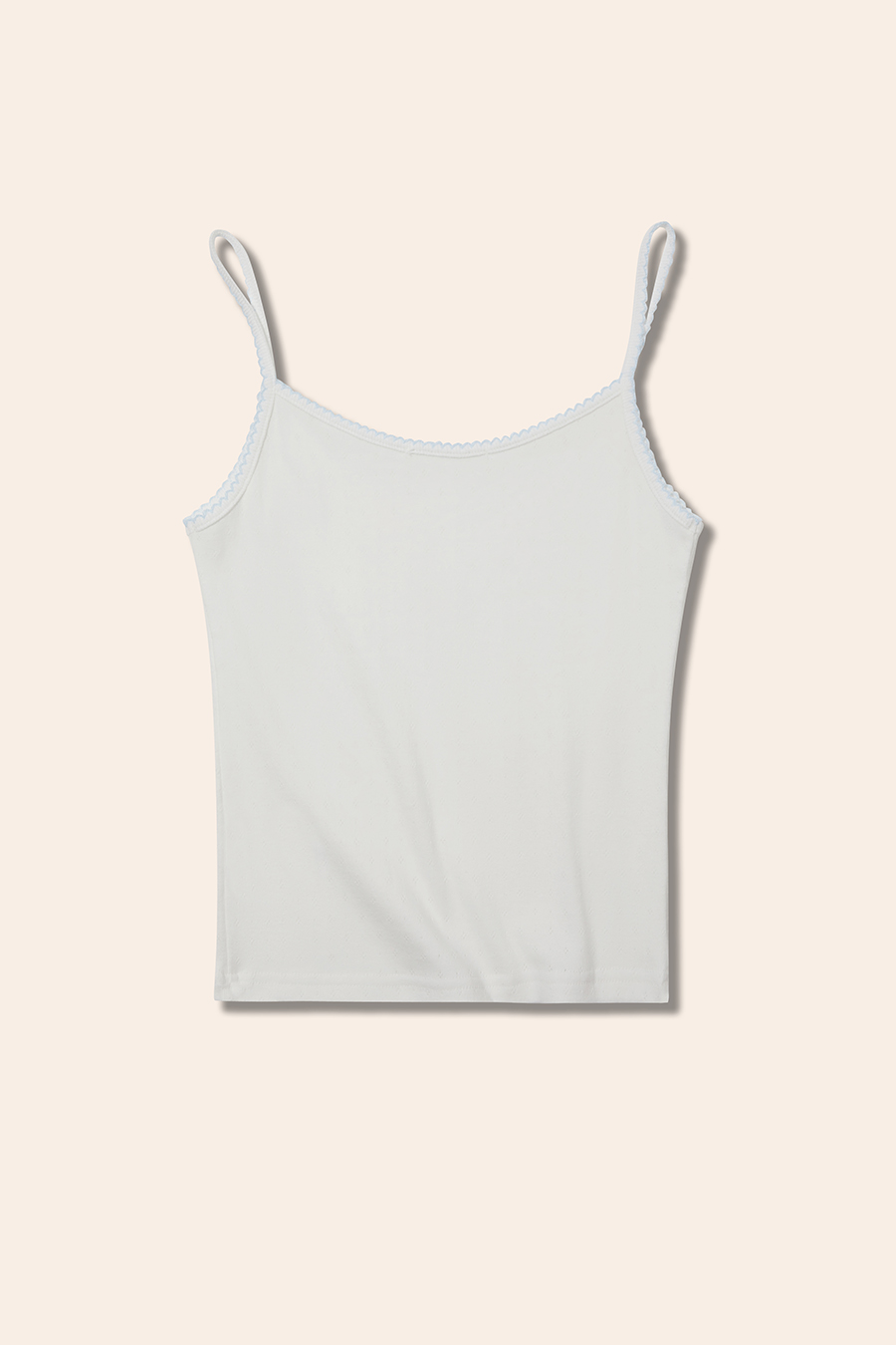 Floral Lace Trim Cami|yescci-YESCCI.com