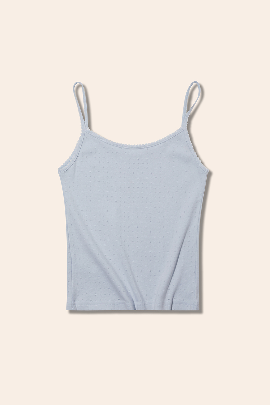 Floral Lace Trim Cami|yescci-YESCCI.com