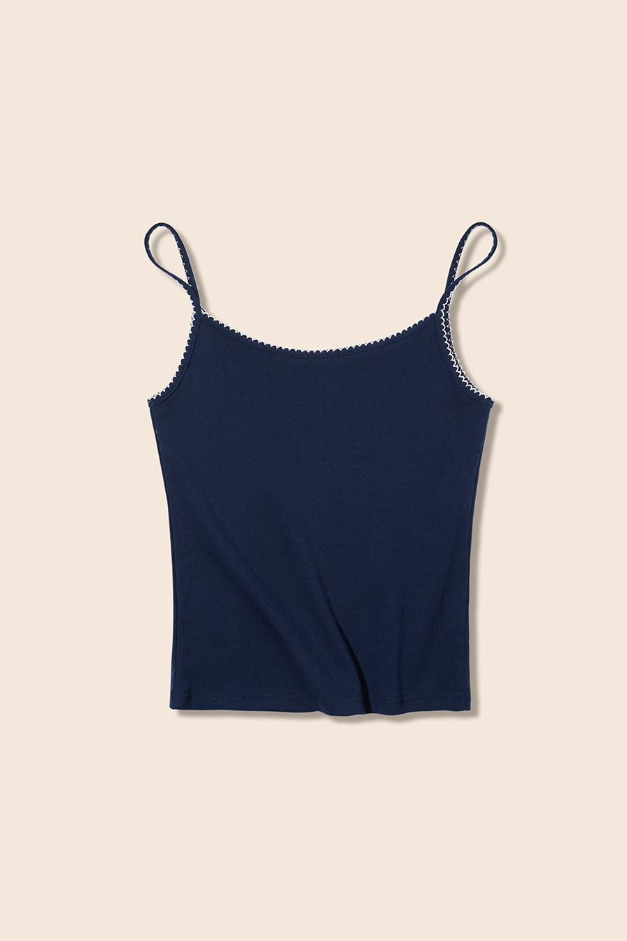Floral Lace Trim Cami|yescci-YESCCI.com