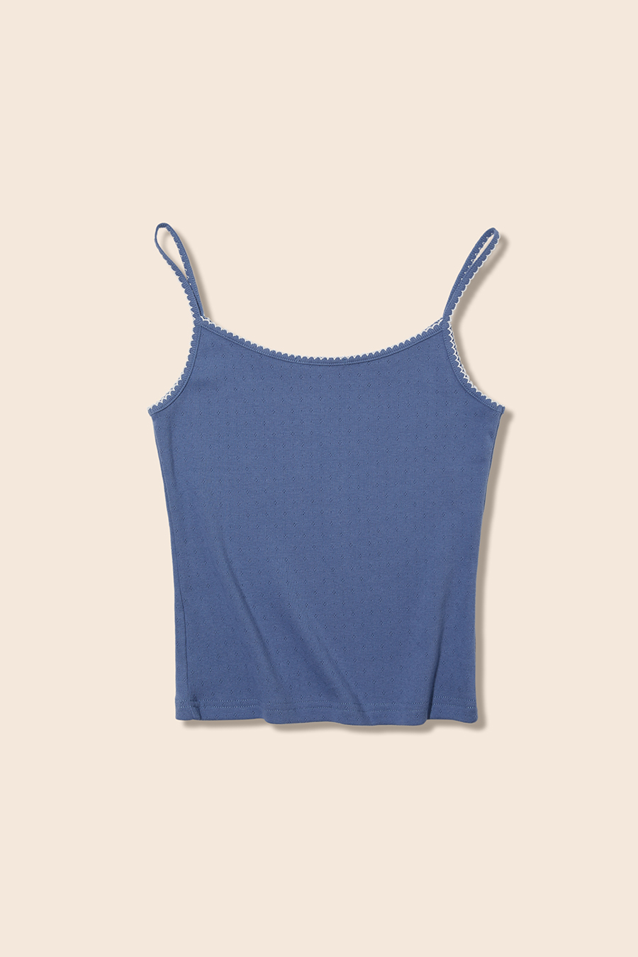 Floral Lace Trim Cami|yescci-YESCCI.com