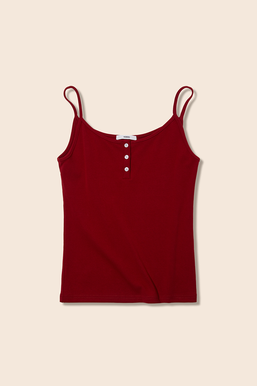 Henley Neck Cami Top|yescci-YESCCI.com