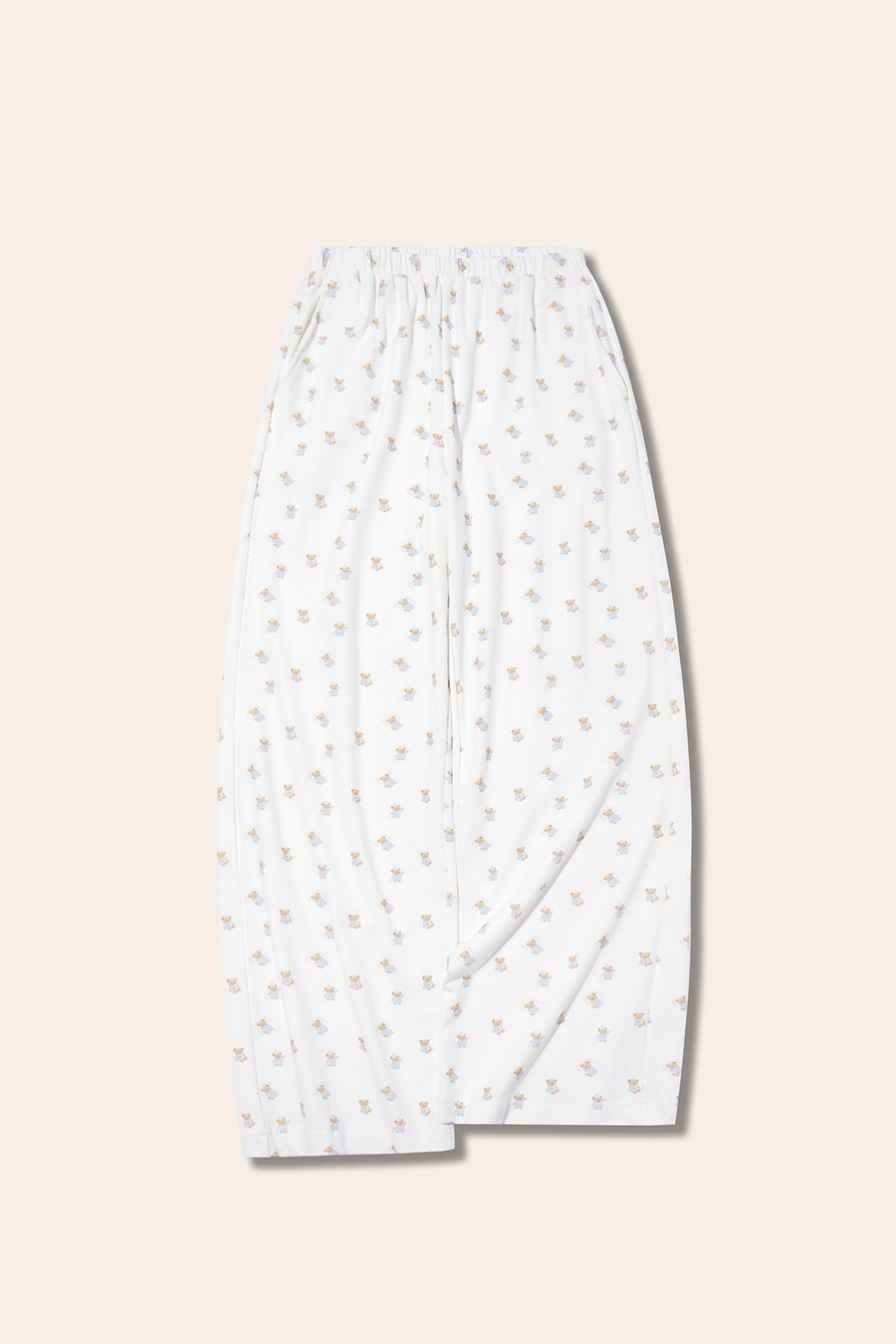 Bear Print Casual Pants|yescci-YESCCI.com