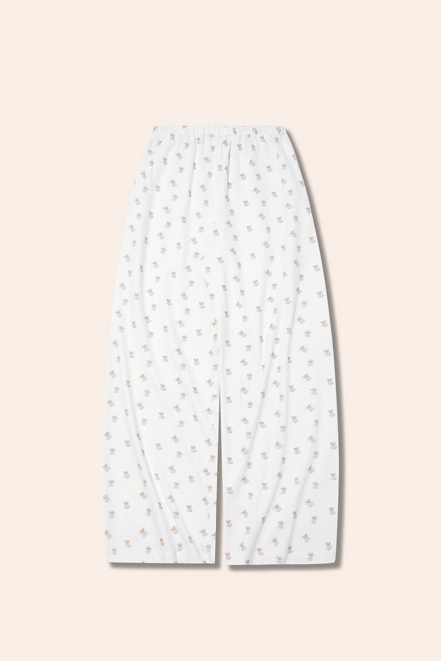 Bear Print Casual Pants|yescci-YESCCI.com