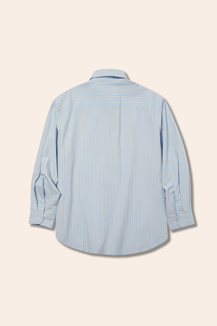 Blue Striped Shirt|yescci-YESCCI.com