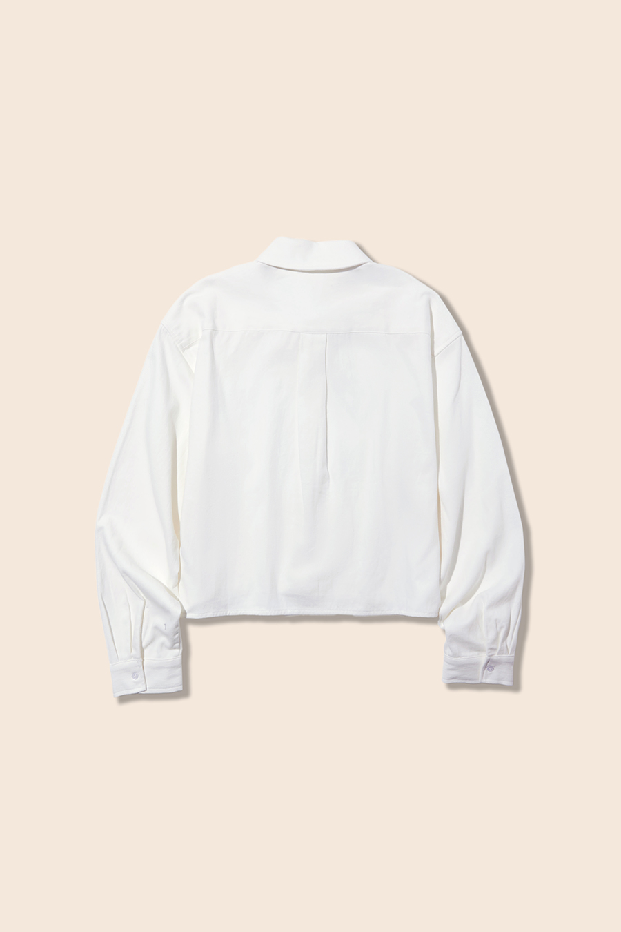 Oversized Cropped Letter Blouse|yescci-YESCCI.com