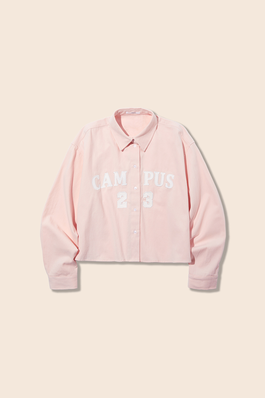 Oversized Cropped Letter Blouse|yescci-YESCCI.com