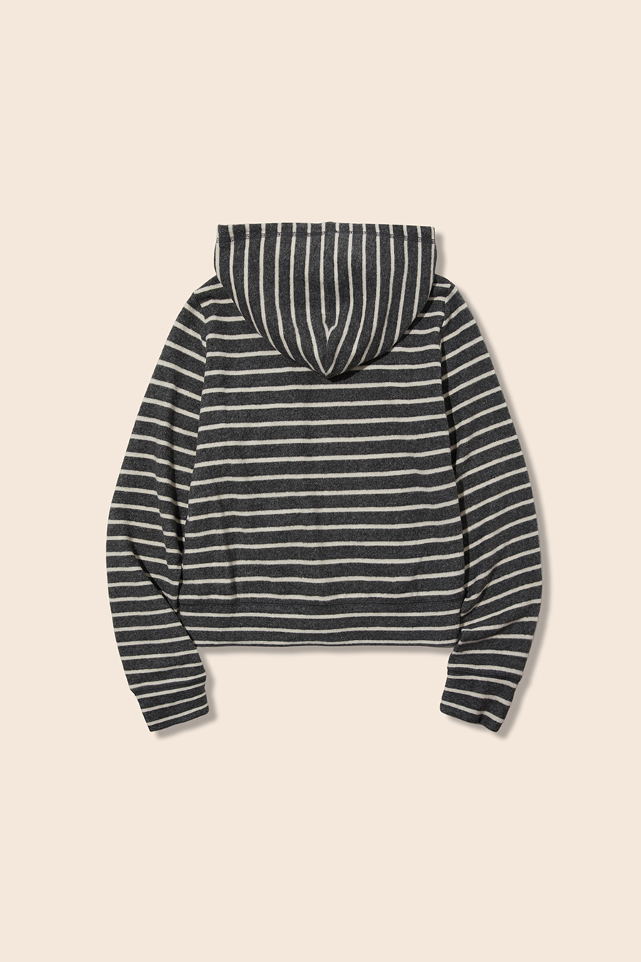 Nautical Stripe Zip Hoodie|yescci-YESCCI.com