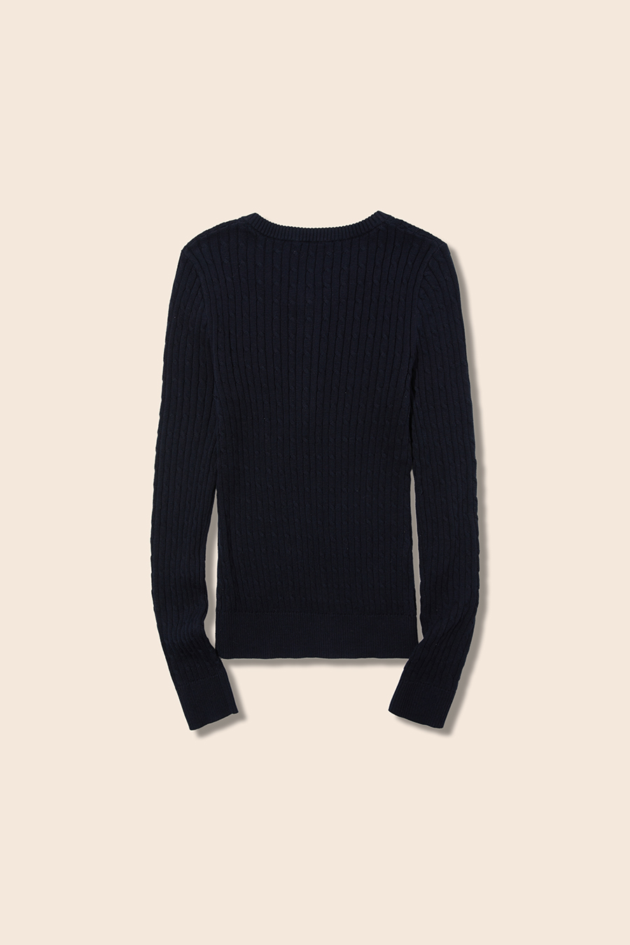Henley Cable Knit Sweater|yescci-YESCCI.com