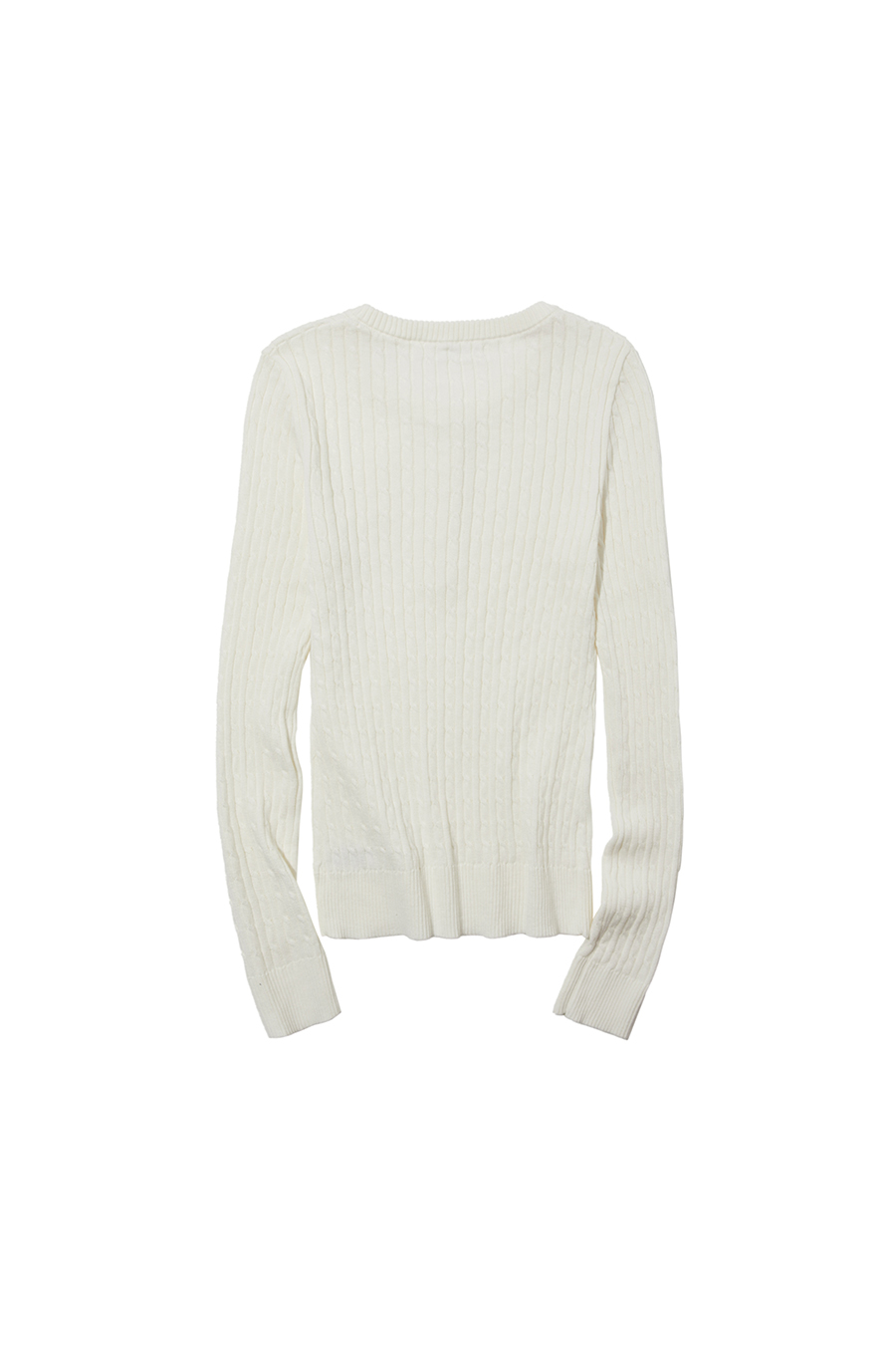 Henley Cable Knit Sweater|yescci-YESCCI.com