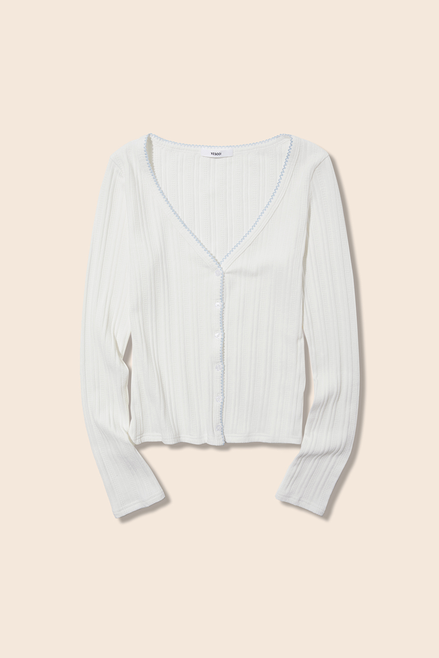 Textured Lace Cardigan|yescci-YESCCI.com