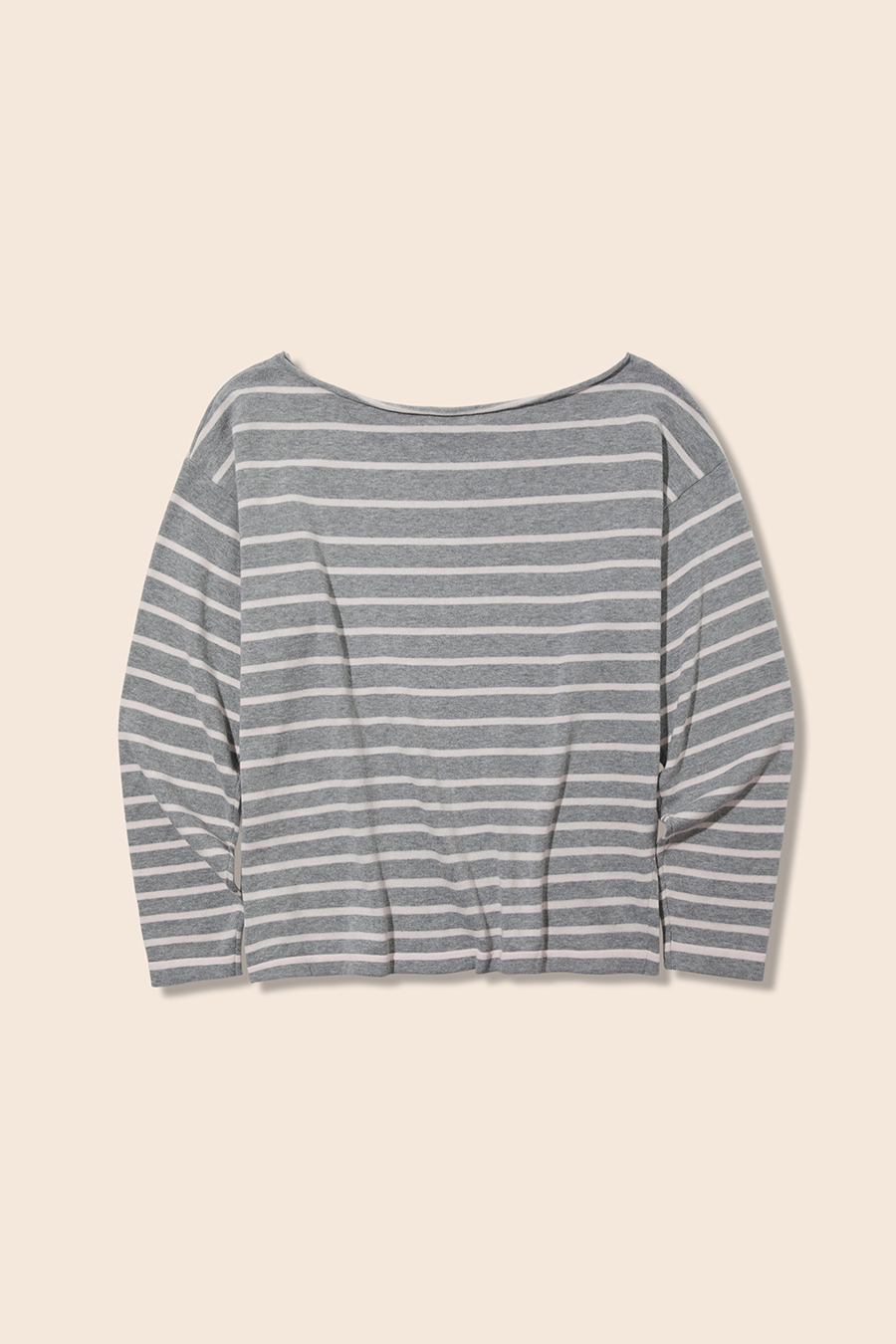 Breton Stripe Boat Neck Top|yescci-YESCCI.com