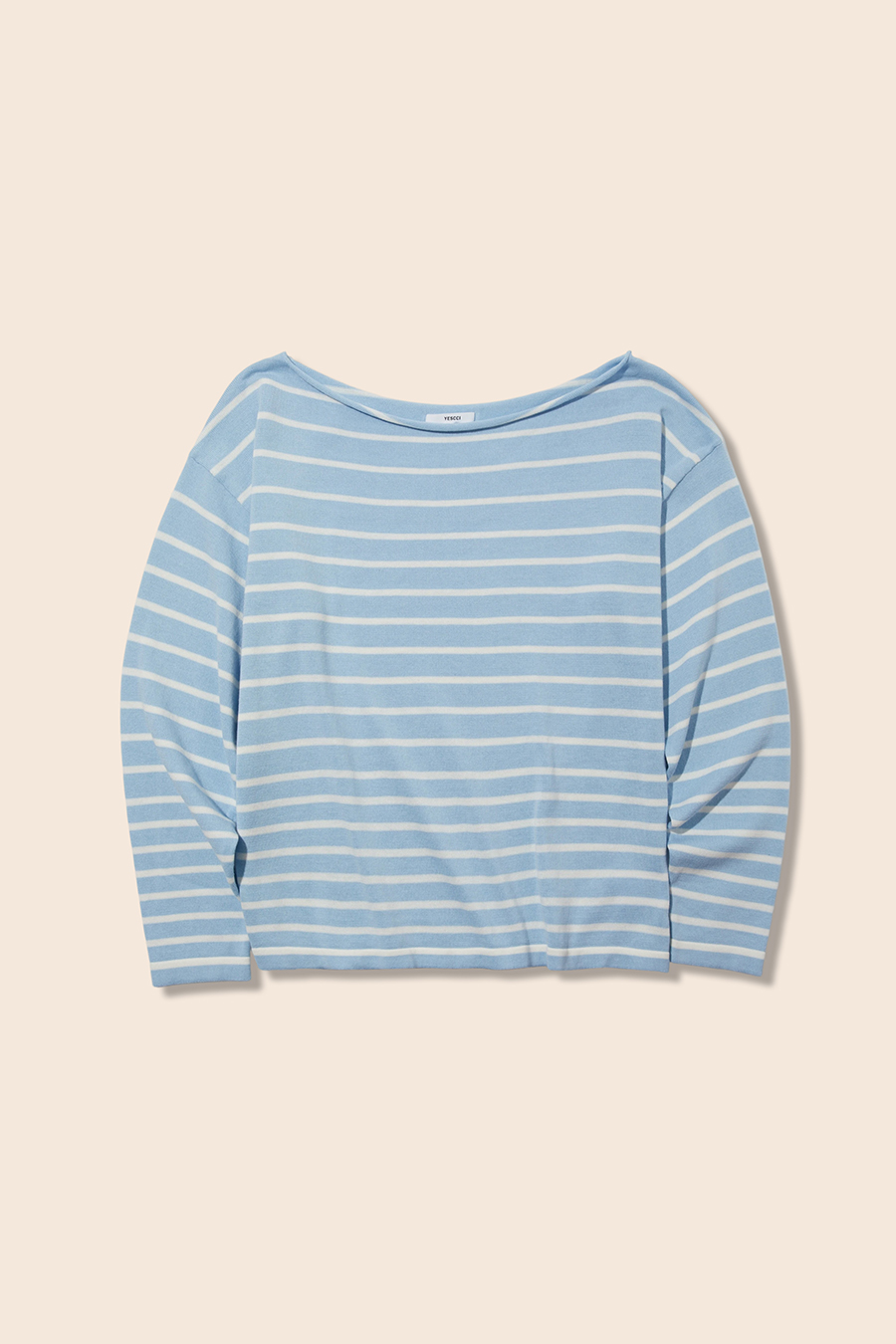 Breton Stripe Boat Neck Top|yescci-YESCCI.com