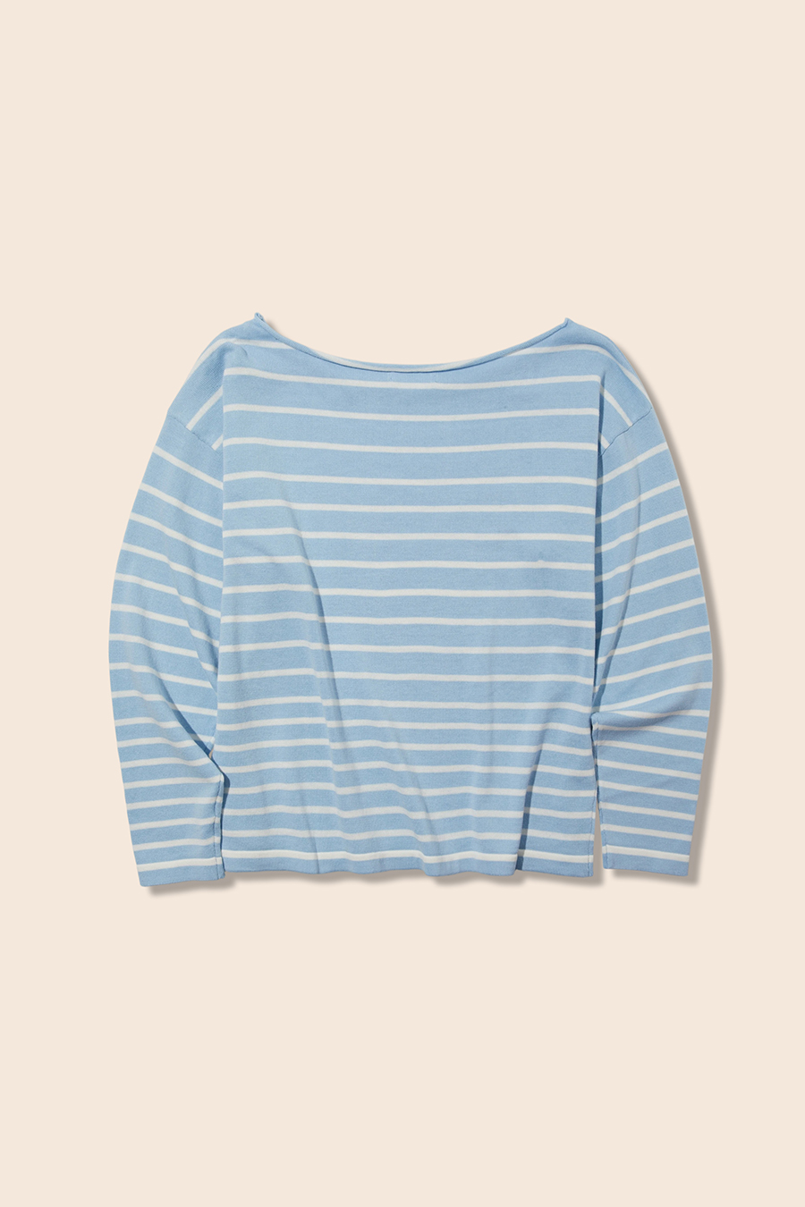 Breton Stripe Boat Neck Top|yescci-YESCCI.com