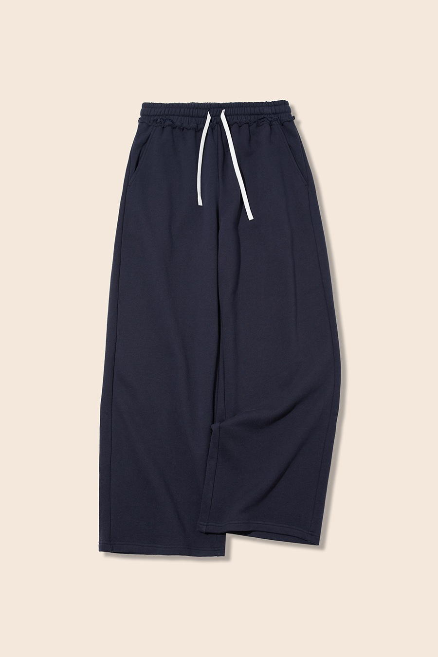 Ruffle Trim Printed Casual Pants|yescci-YESCCI.com