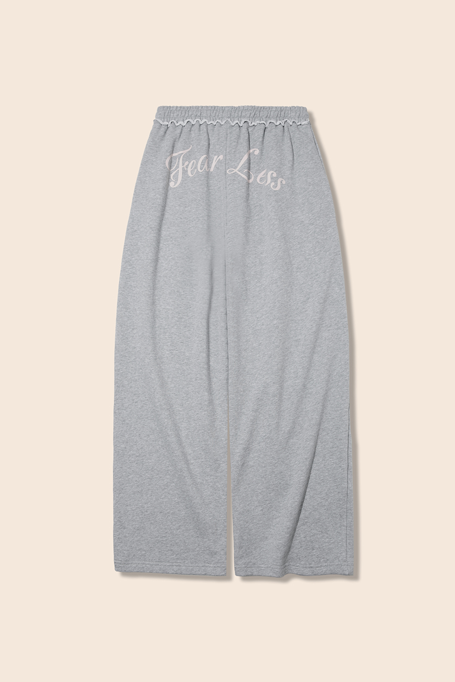 Ruffle Trim Printed Casual Pants|yescci-YESCCI.com