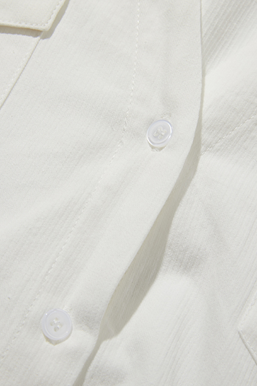 Tie-Back Fitted Button-Up Shirt|yescci-YESCCI.com
