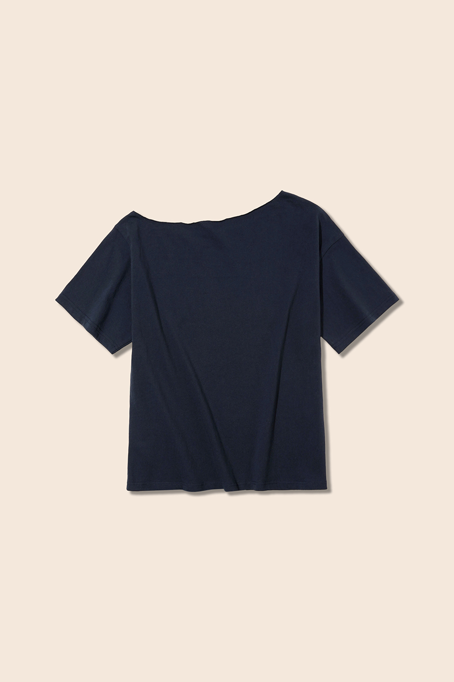 Loose Fit Dog Print Boat Neck T-Shirt|yescci