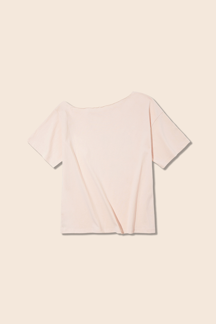 Loose Fit Dog Print Boat Neck T-Shirt|yescci