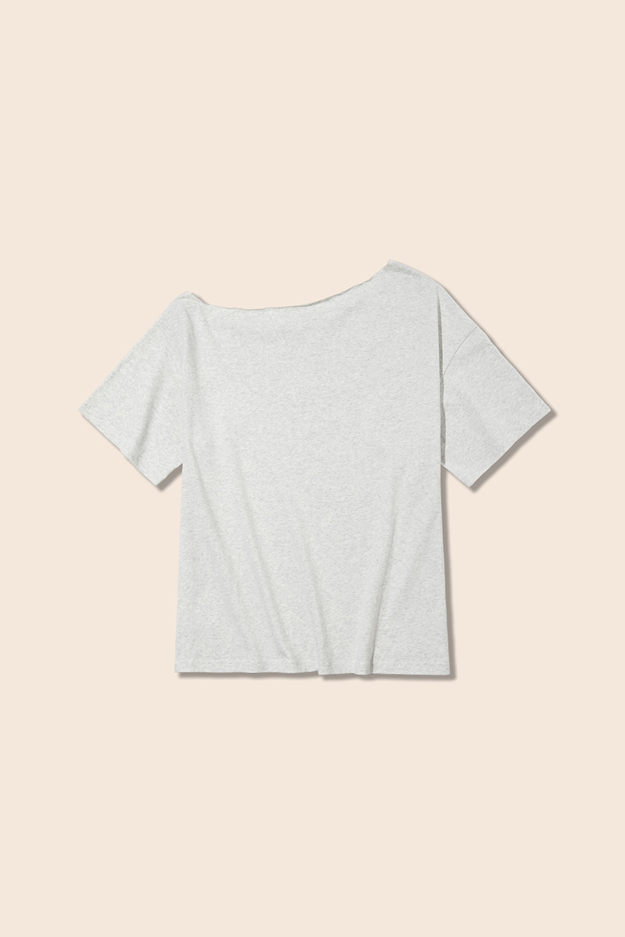 Loose Fit Dog Print Boat Neck T-Shirt|yescci