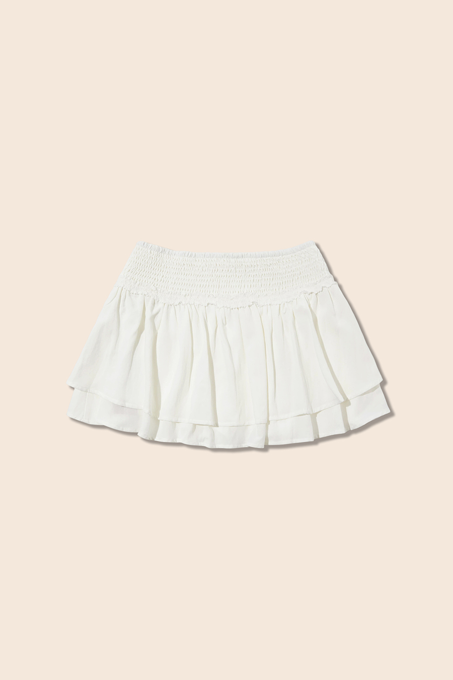 Cute Double Layer Ruffle Skirt|yescci-YESCCI.com