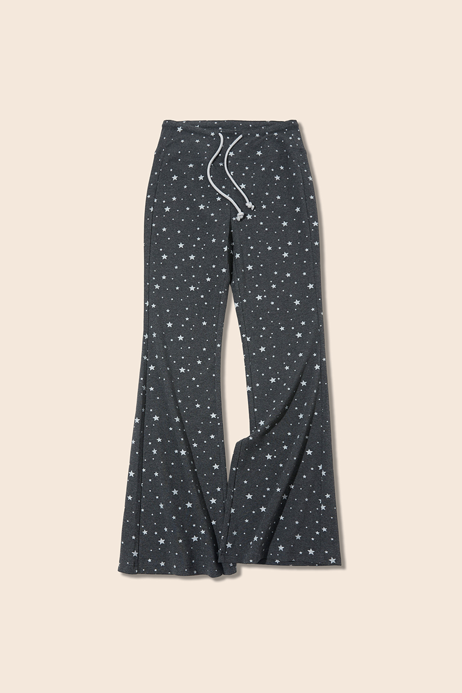 Star Print Flare Pants|yescci-YESCCI.com