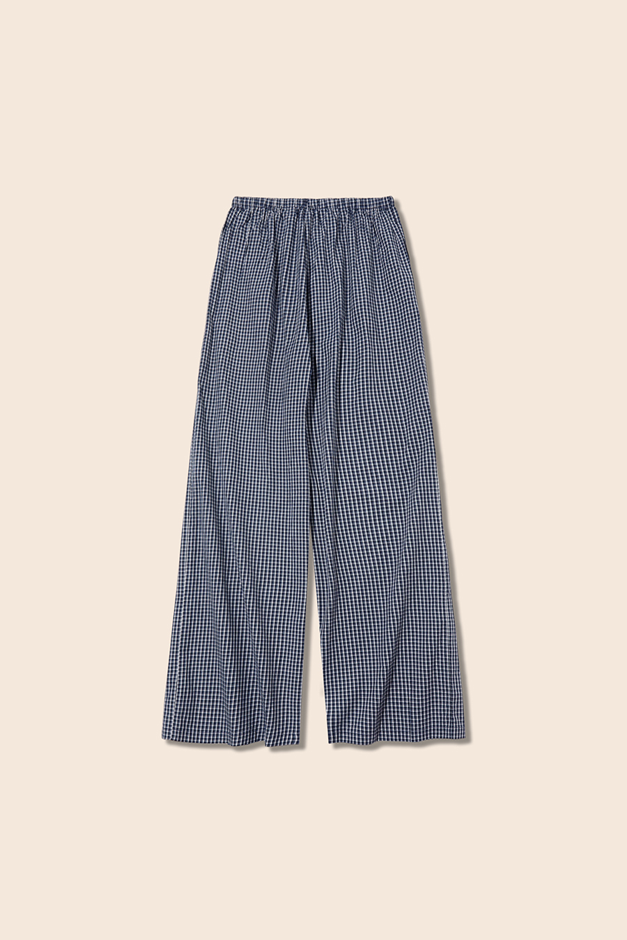 Casual Loose Gingham Pants|yescci-YESCCI.com