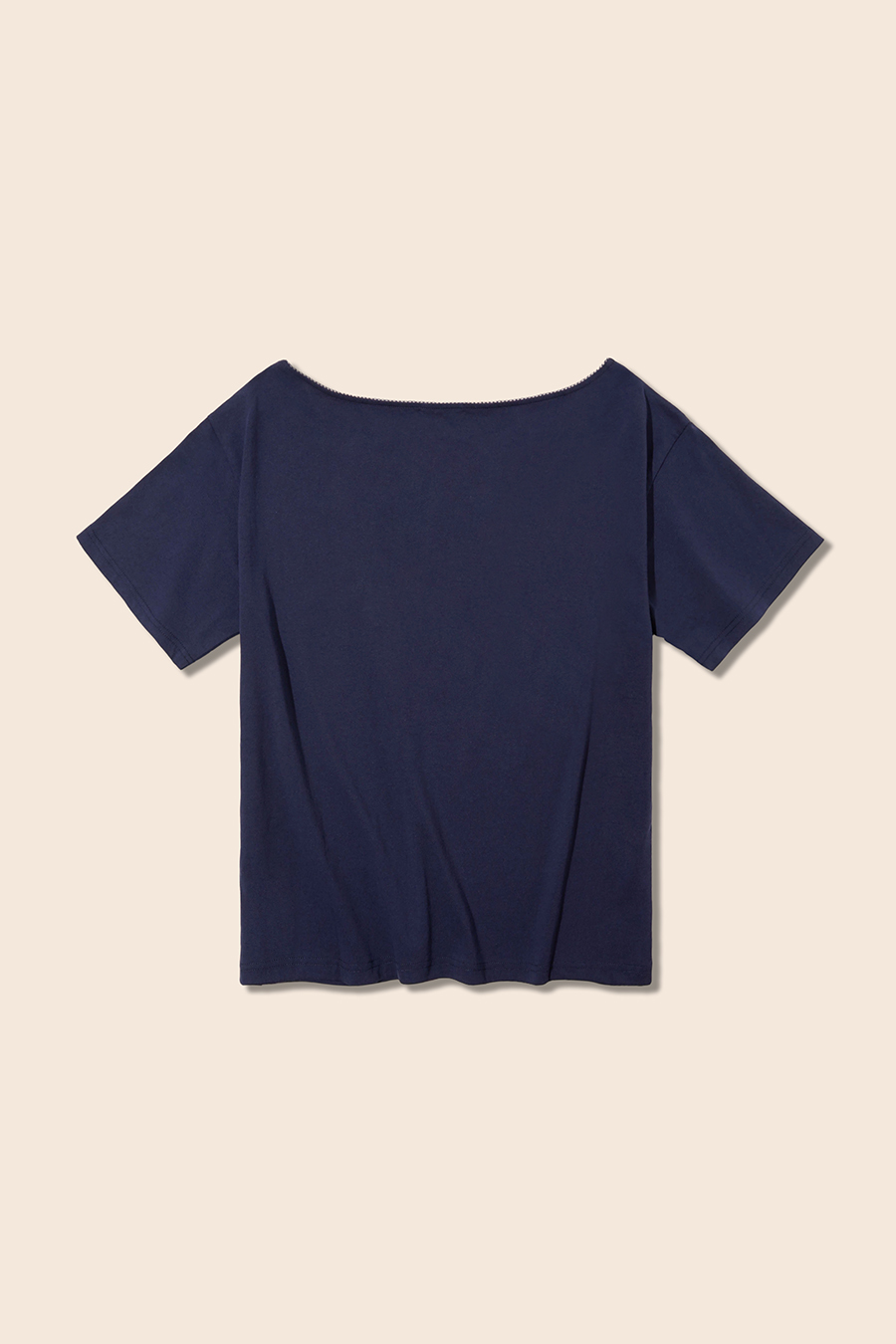Wide Neck Graphic T-Shirt|yescci
