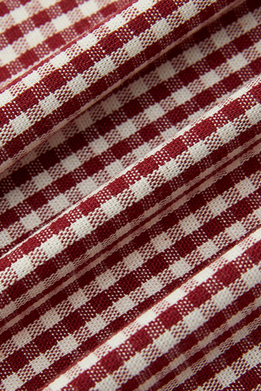 Gingham Frill Trim Lounge Shorts|yescci-YESCCI.com