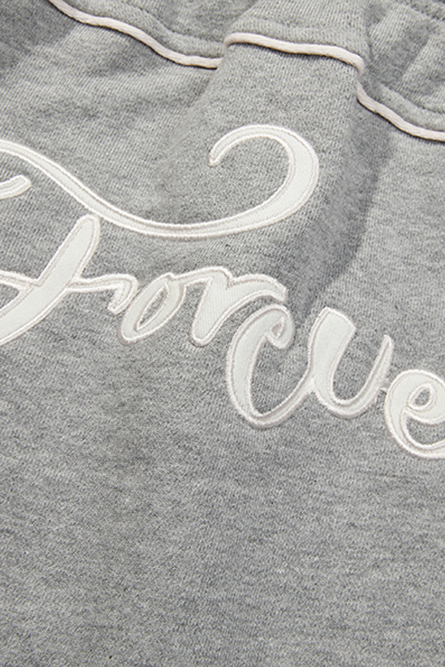 Gray Drawstring Lettered Mini Skirt|yescci-YESCCI.com