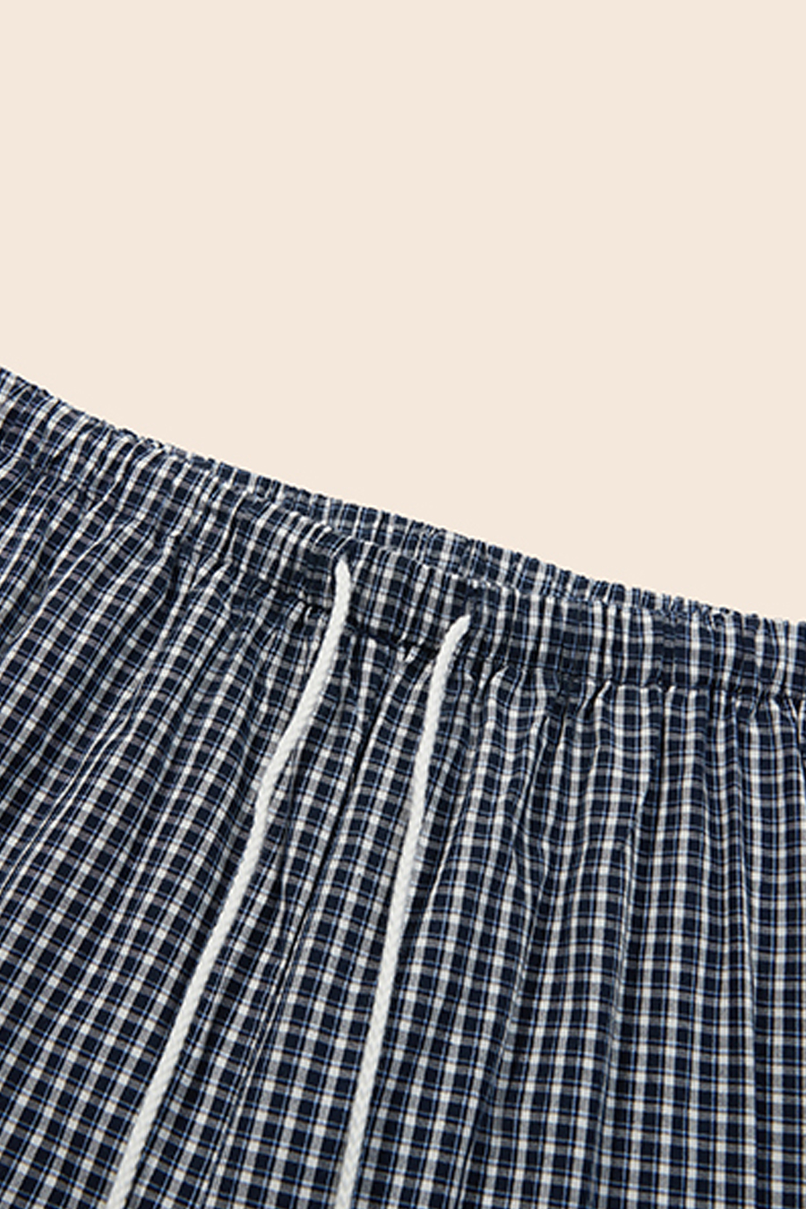 Casual Loose Gingham Pants|yescci-YESCCI.com