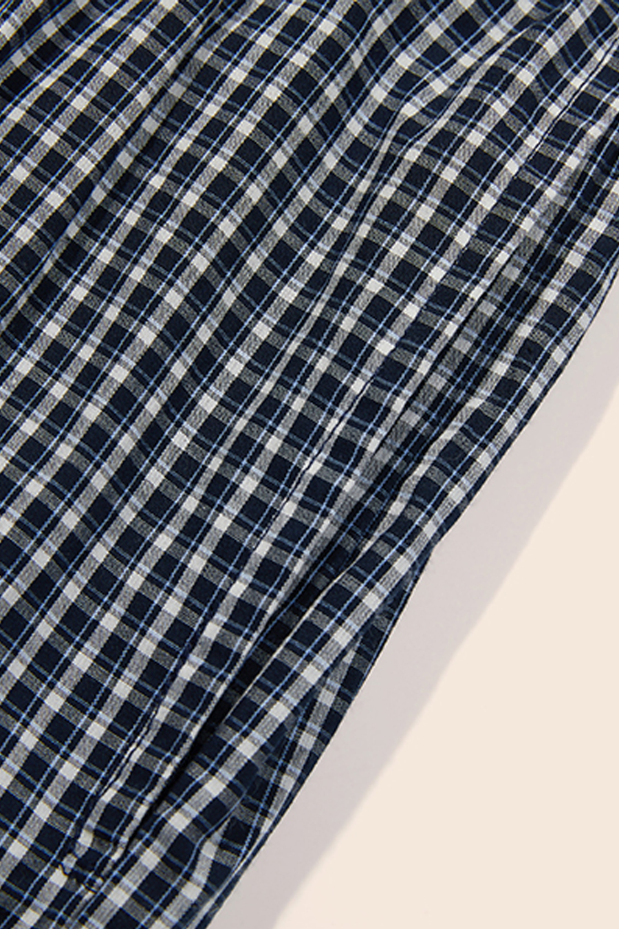 Casual Loose Gingham Pants|yescci-YESCCI.com