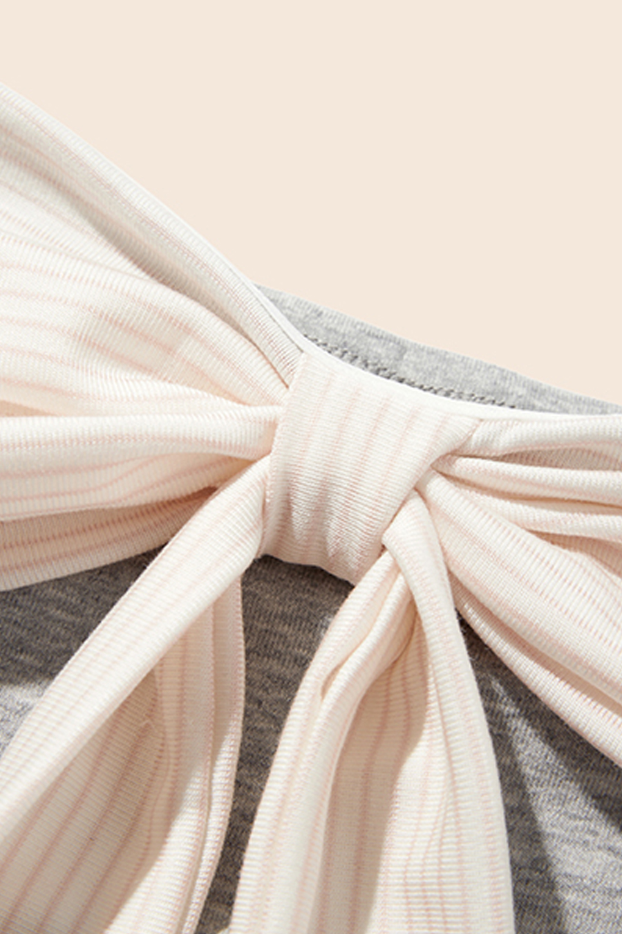Bow Detail Strapless Tube Top|yescci-YESCCI.com