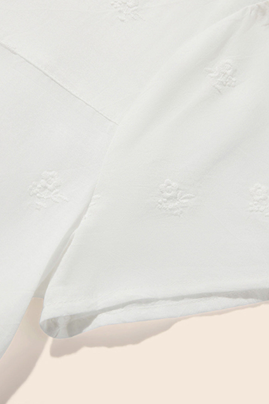Short Sleeve Peter Pan Shirt|yescci-YESCCI.com