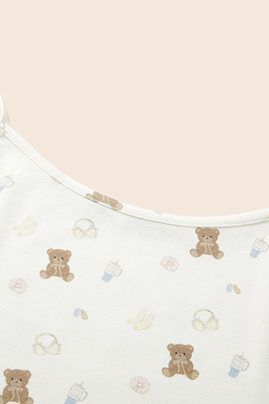 Teddy Bear Print Cami Top|yescci-YESCCI.com