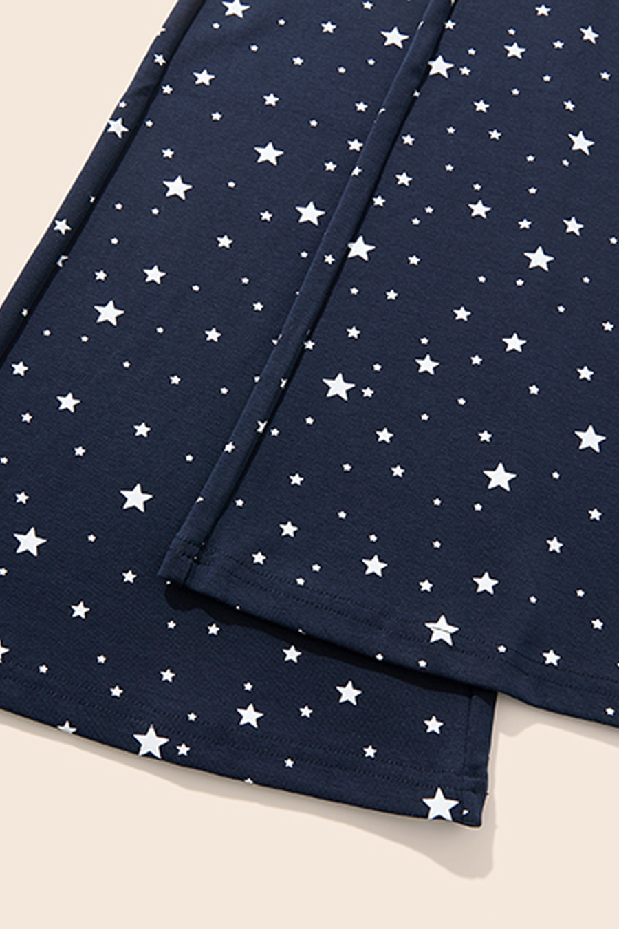 Star Print Flare Pants|yescci-YESCCI.com