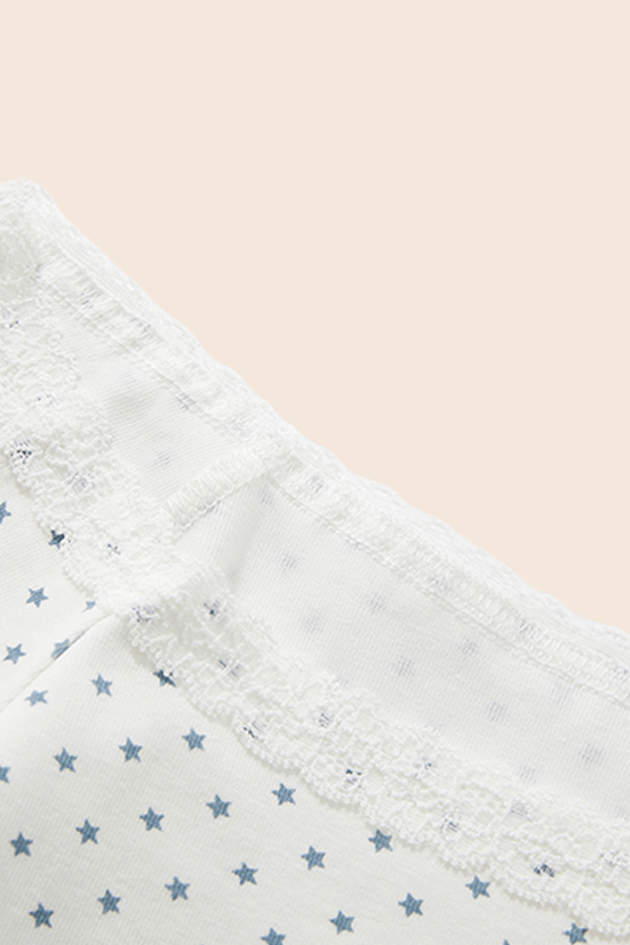 Polka Dot Lace Trim Off-Shoulder Top|yescci-YESCCI.com