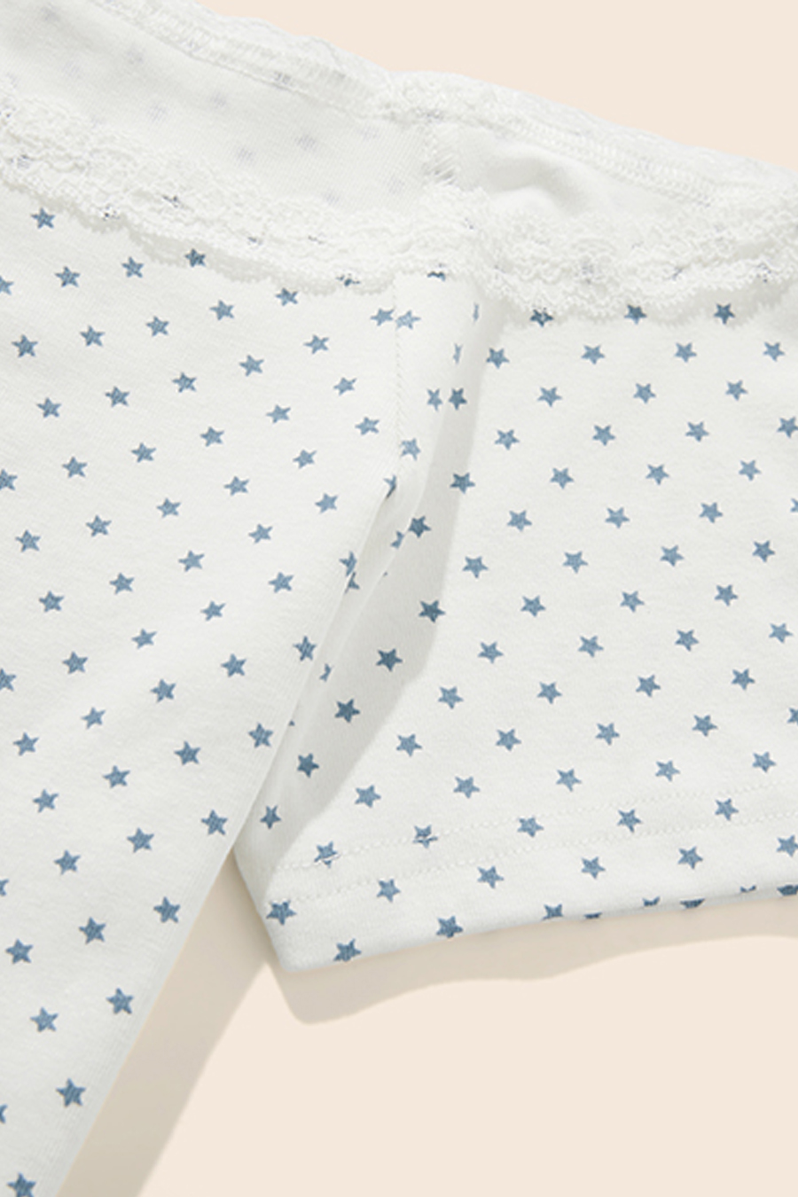 Polka Dot Lace Trim Off-Shoulder Top|yescci-YESCCI.com