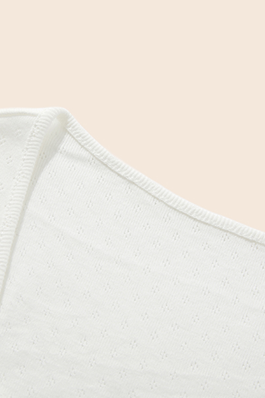 Square Neck Ruched Knit Tee|yescci-YESCCI.com