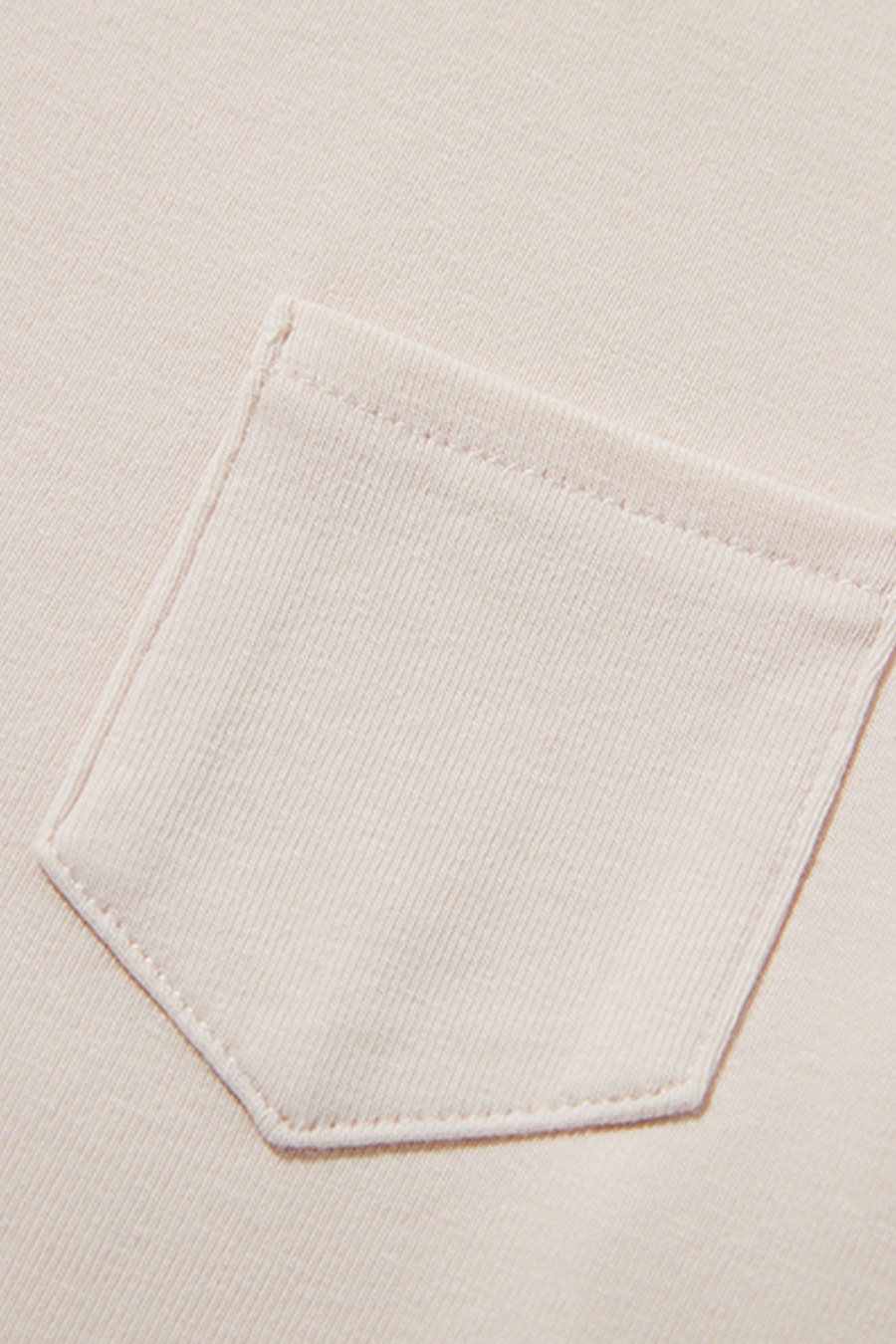 Casual Solid Color Pocket Tee|yescci-YESCCI.com
